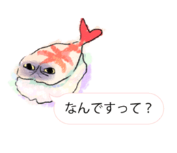 Shrimp covered sticker #11943533