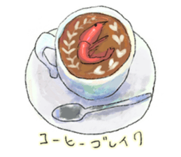 Shrimp covered sticker #11943546