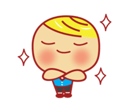 cute baby brothers(English) sticker #11944126