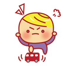 cute baby brothers(English) sticker #11944153