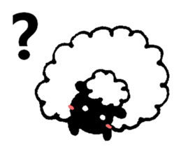 Sheep in the sky sticker #11944358