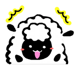 Sheep in the sky sticker #11944376