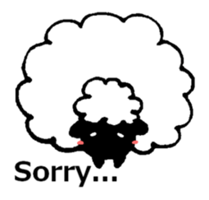 Sheep in the sky sticker #11944379