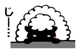 Sheep in the sky sticker #11944385