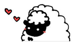 Sheep in the sky sticker #11944392