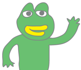 Frog kak sticker #11944744