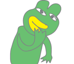 Frog kak sticker #11944745