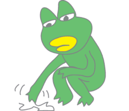 Frog kak sticker #11944750