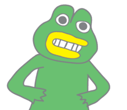 Frog kak sticker #11944751