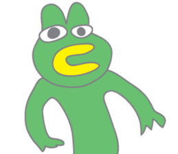 Frog kak sticker #11944754