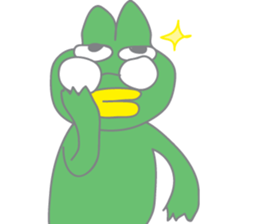 Frog kak sticker #11944759