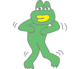 Frog kak sticker #11944763