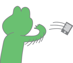 Frog kak sticker #11944769