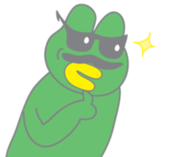 Frog kak sticker #11944770
