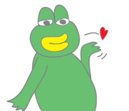 Frog kak sticker #11944771