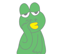 Frog kak sticker #11944772