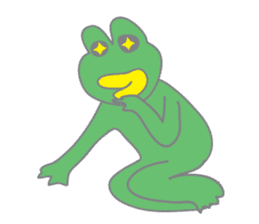 Frog kak sticker #11944774