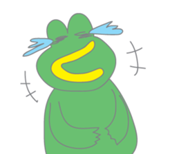 Frog kak sticker #11944777