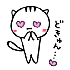 Cat, from time to time bear sticker #11945099