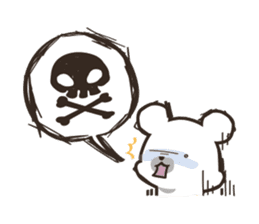 speech bubble bear Sticker sticker #11945958