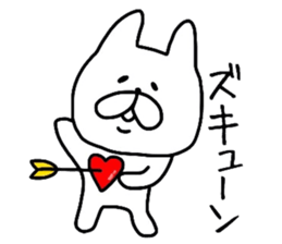 Rabbit to send the love sticker #11946616