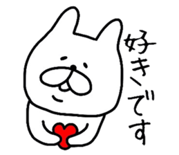 Rabbit to send the love sticker #11946619