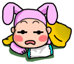 Costume Baniko(gesture)3 sticker #11946767