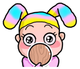 Costume Baniko(gesture)3 sticker #11946776