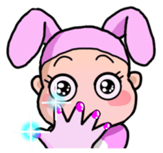 Costume Baniko(gesture)3 sticker #11946779