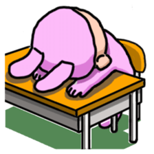 Costume Baniko(gesture)3 sticker #11946787