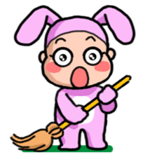 Costume Baniko(gesture)3 sticker #11946788