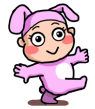 Costume Baniko(gesture)3 sticker #11946794