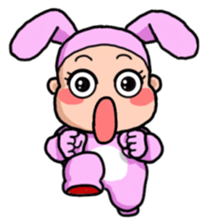 Costume Baniko(gesture)3 sticker #11946795