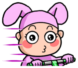 Costume Baniko(gesture)3 sticker #11946796