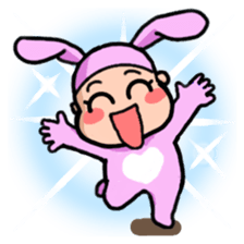 Costume Baniko(gesture)3 sticker #11946800