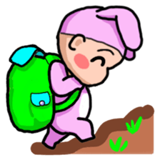 Costume Baniko(gesture)3 sticker #11946803