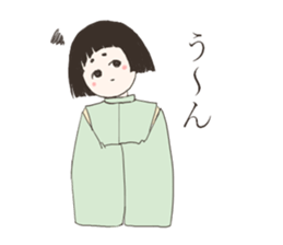 A child of the Heian period sticker #11946990