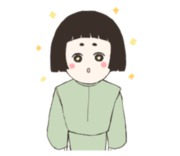 A child of the Heian period sticker #11946997