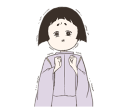 A child of the Heian period sticker #11947000