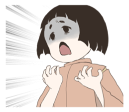 A child of the Heian period sticker #11947004