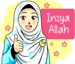 Hijab Raihana sticker #11947568