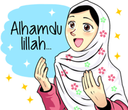 Hijab Raihana sticker #11947569