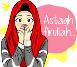 Hijab Raihana sticker #11947575