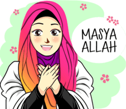 Hijab Raihana sticker #11947576