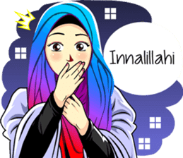 Hijab Raihana sticker #11947579