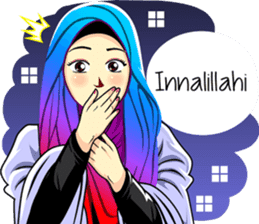 Hijab Raihana sticker #11947579
