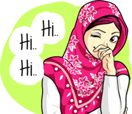 Hijab Raihana sticker #11947583