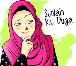 Hijab Raihana sticker #11947587