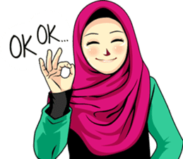 Hijab Raihana sticker #11947588