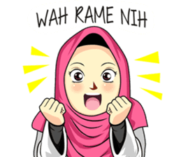 Hijab Raihana sticker #11947591